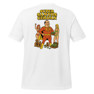 Camiseta Delirio Nacional Nº04 – “Super Santos Cerdán”